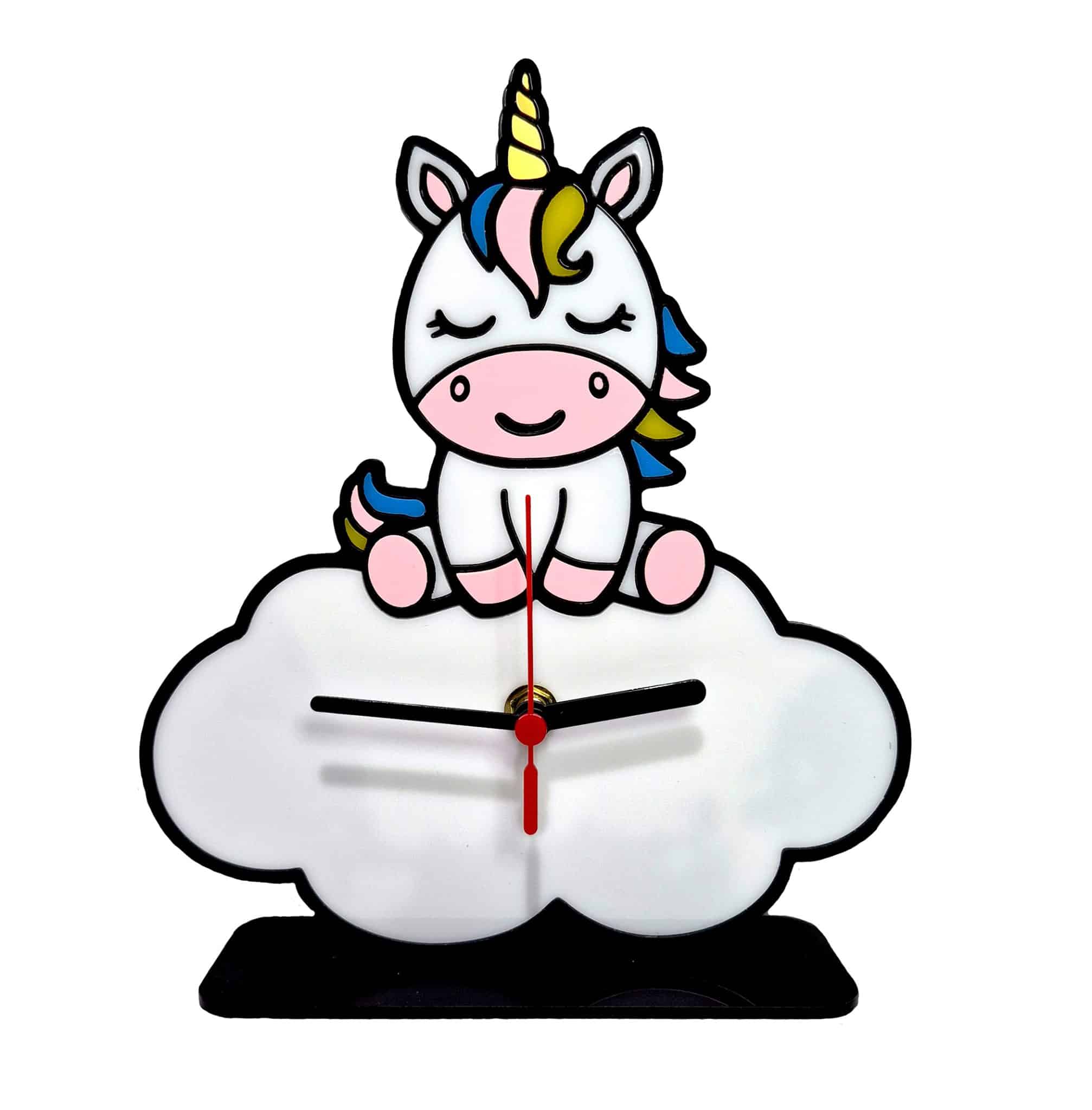 Unicorn on Cloud Children's Bedroom Desk Clock. - Image 7