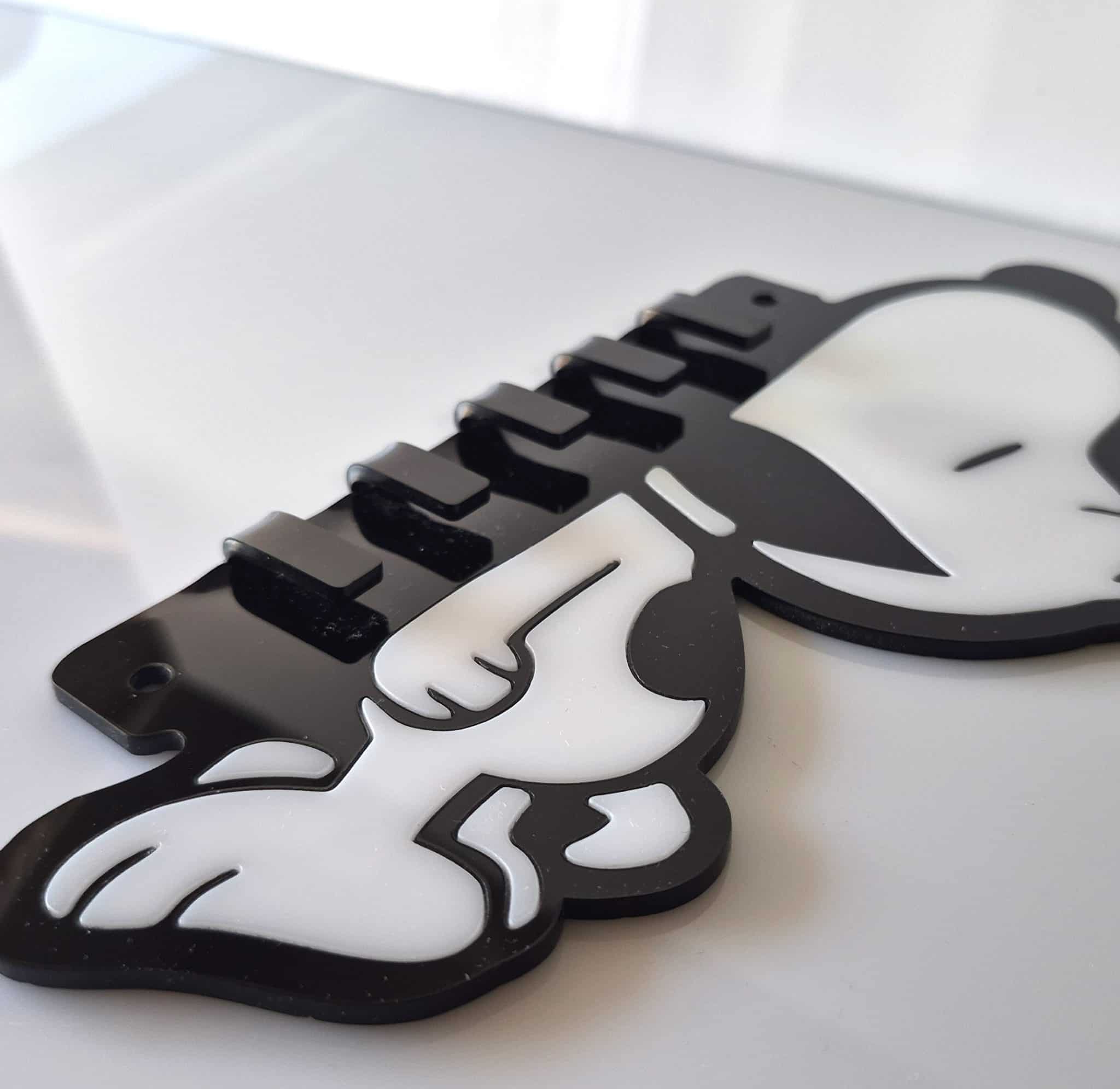 Sleeping Snoopy Dog Keyring Hanger Wall-Mounted Key Holder - Image 4